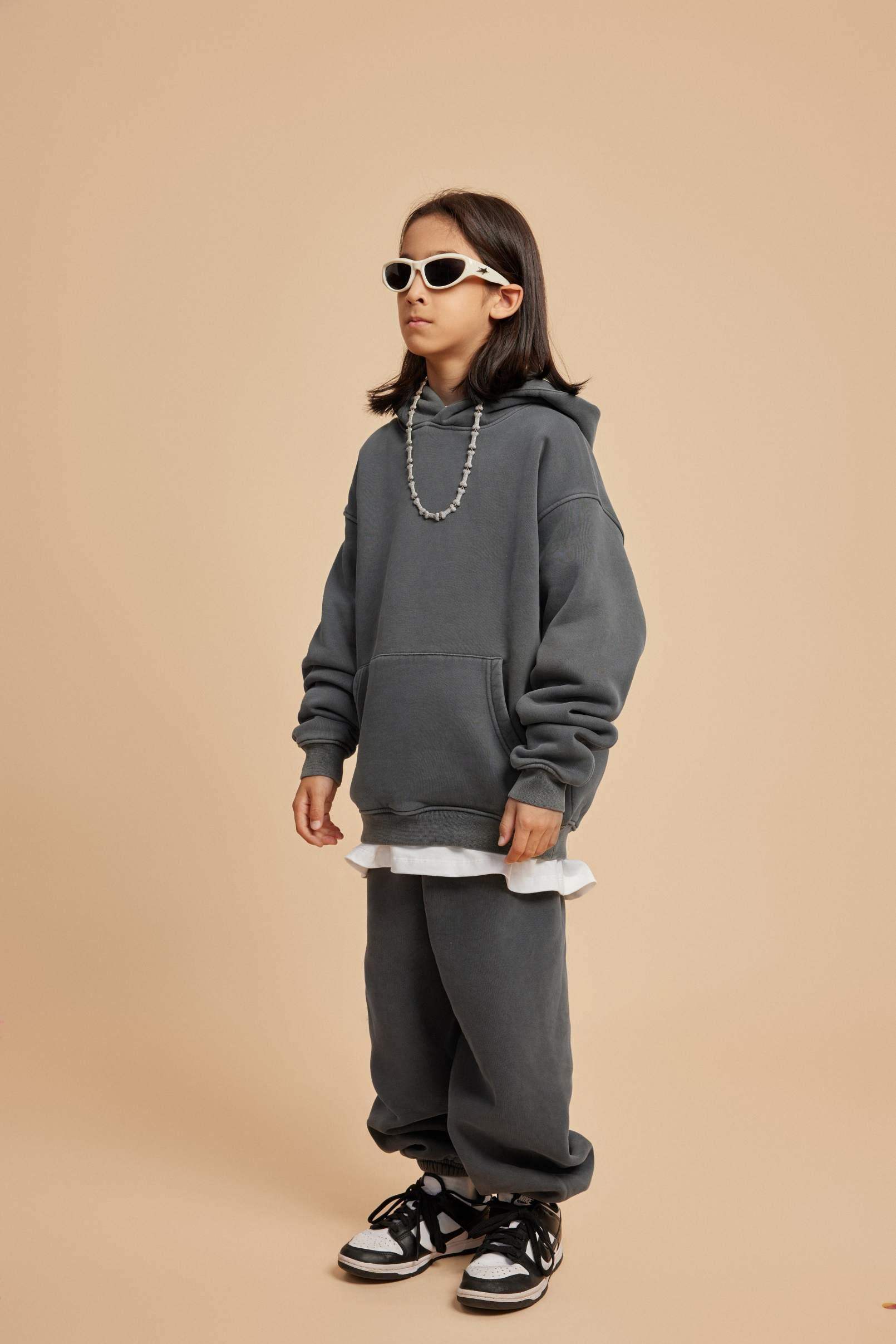 355 g Kapuzenpullover für Kinder