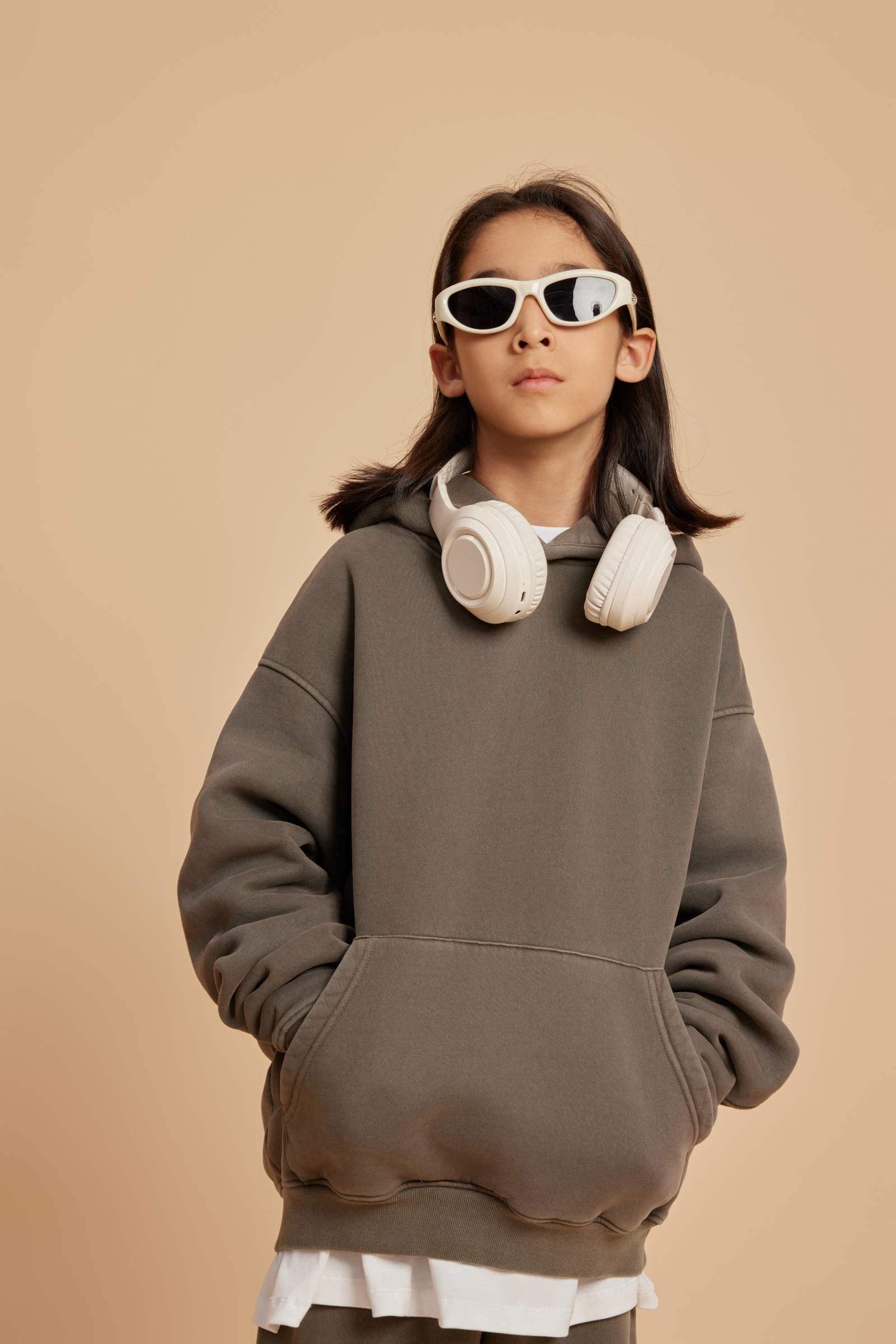 355 g Kapuzenpullover für Kinder