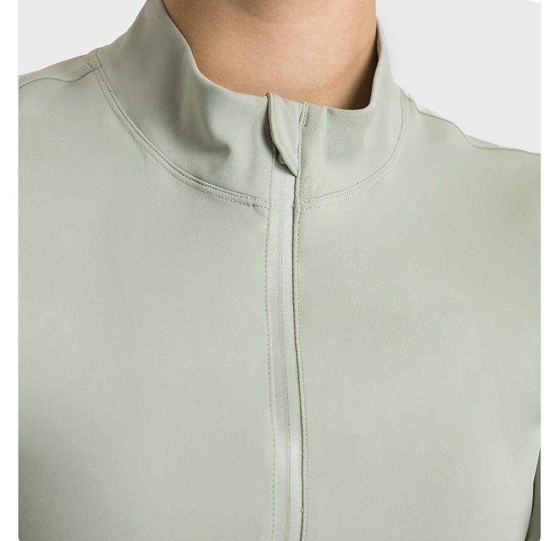 Half Zip Stand Collar Yoga Jacket