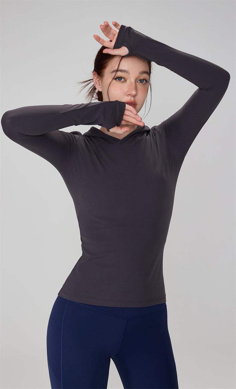 Women‘s Slim-Fit Quick-Dry Running & Workout Hoodie