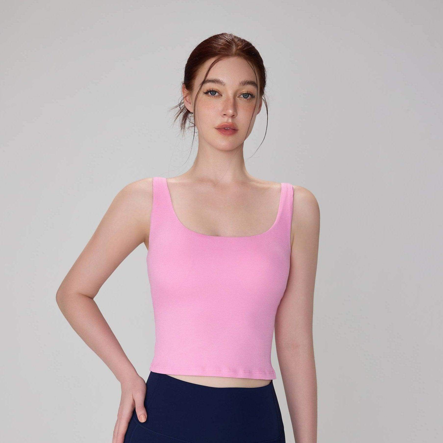 Modal Wide-Strap Yoga Tank Top