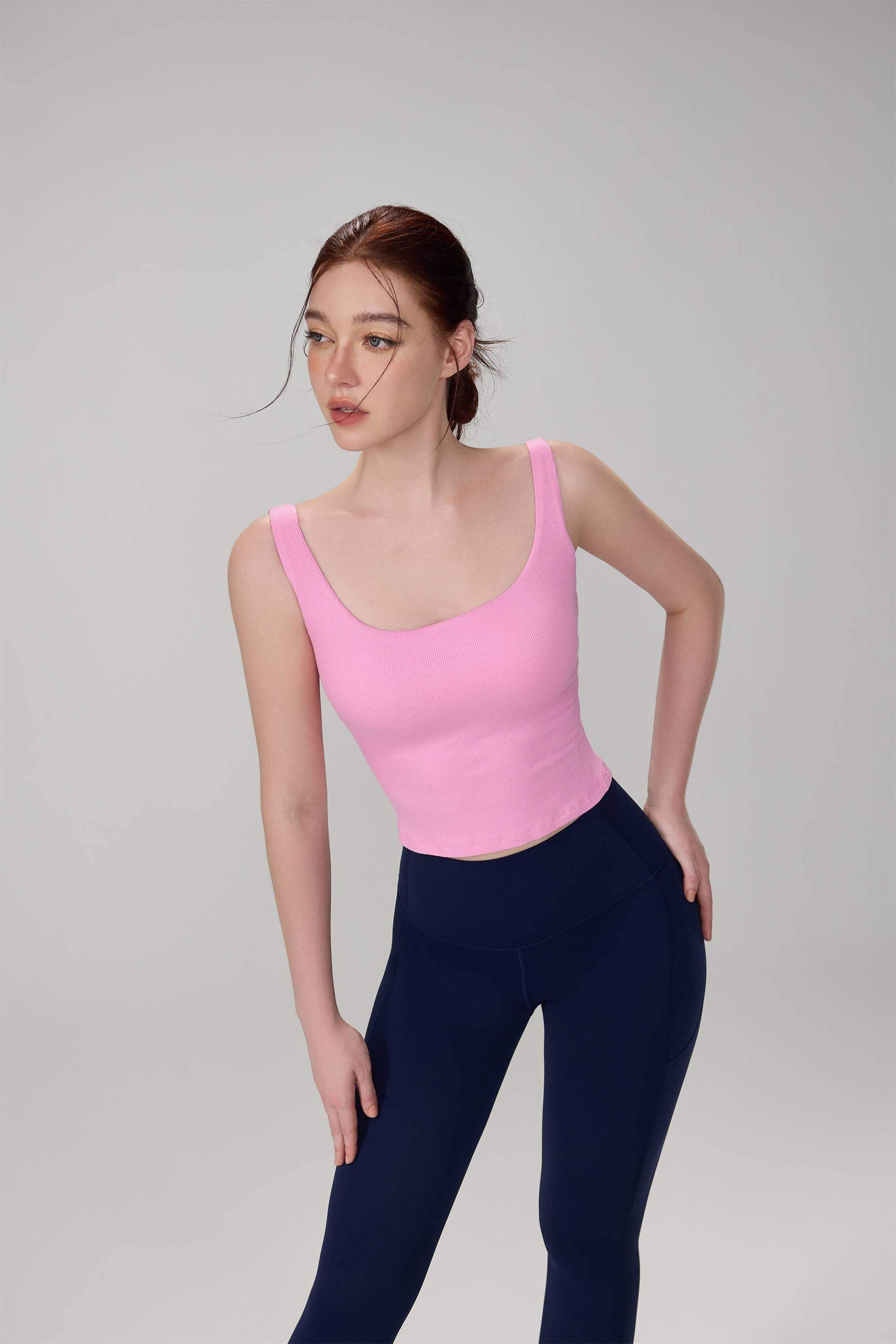 Modal Wide-Strap Yoga Tank Top