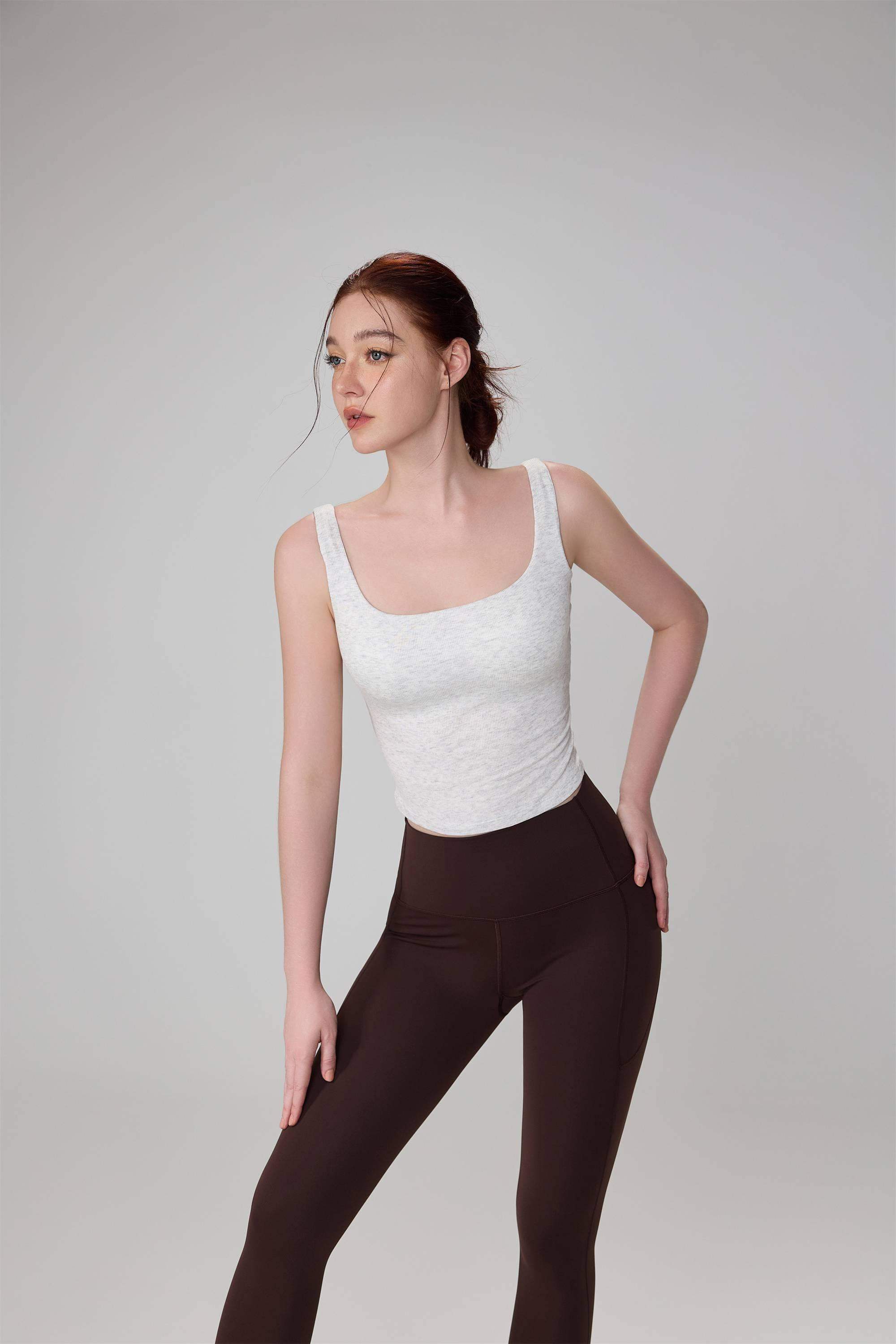 Modal Wide-Strap Yoga Tank Top