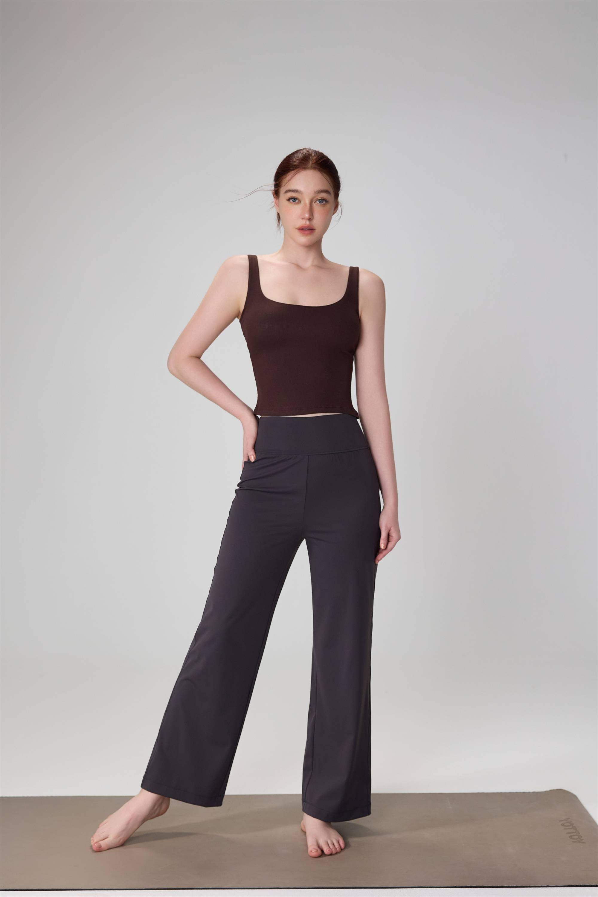 Outdoor-Laufhose mit geradem Bein und weitem Bein für Damen 