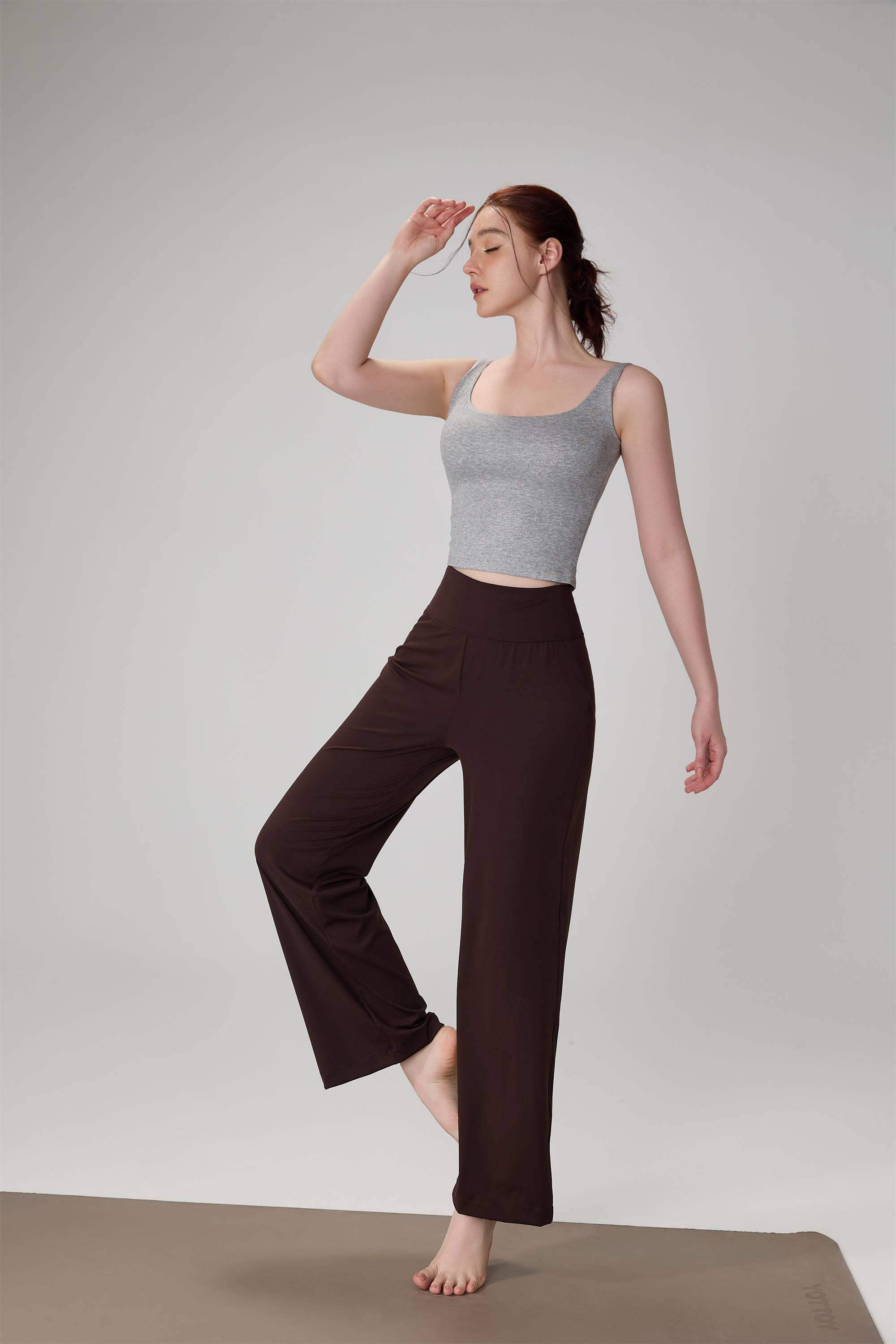 Outdoor-Laufhose mit geradem Bein und weitem Bein für Damen 