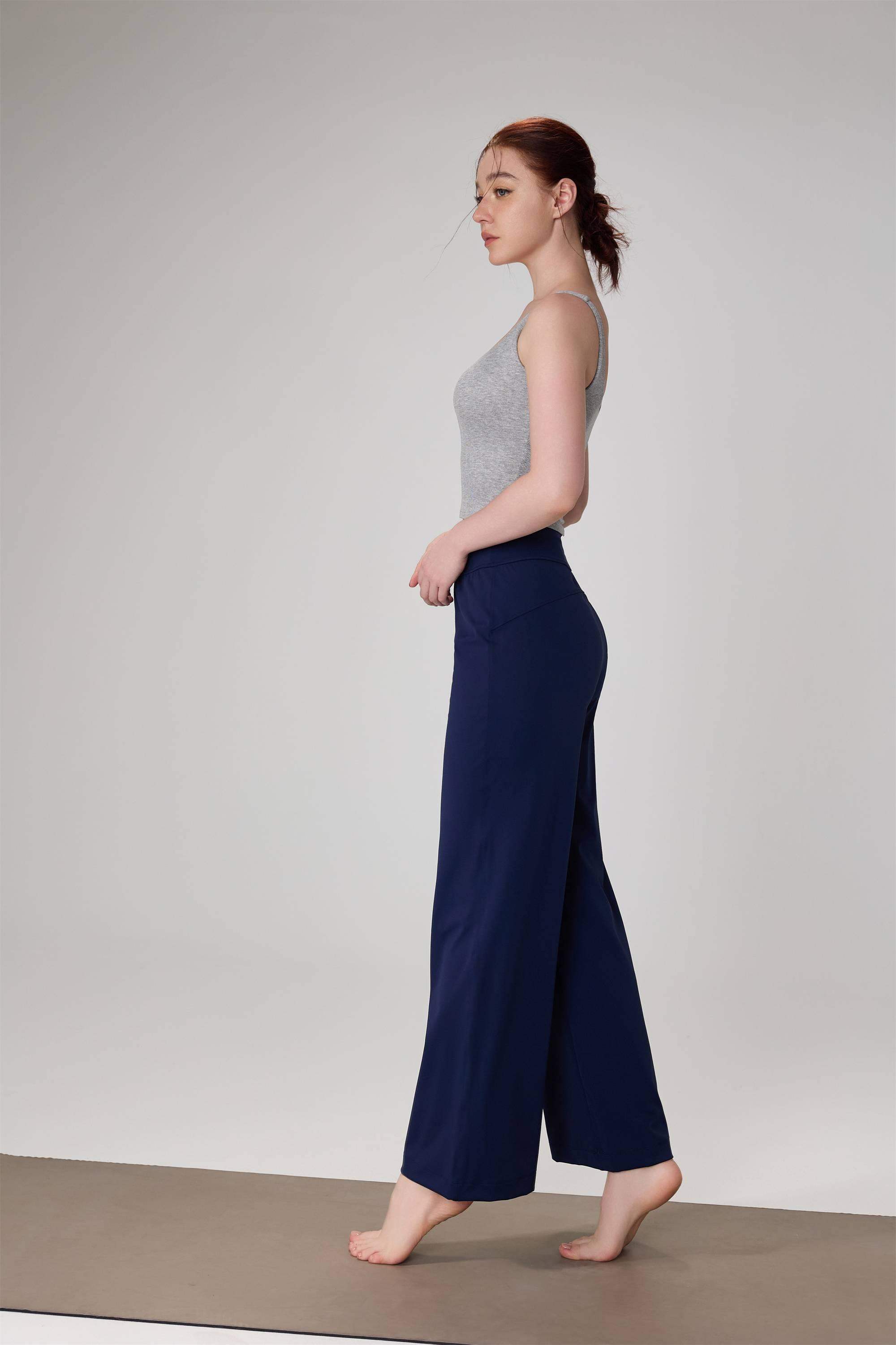 Outdoor-Laufhose mit geradem Bein und weitem Bein für Damen 