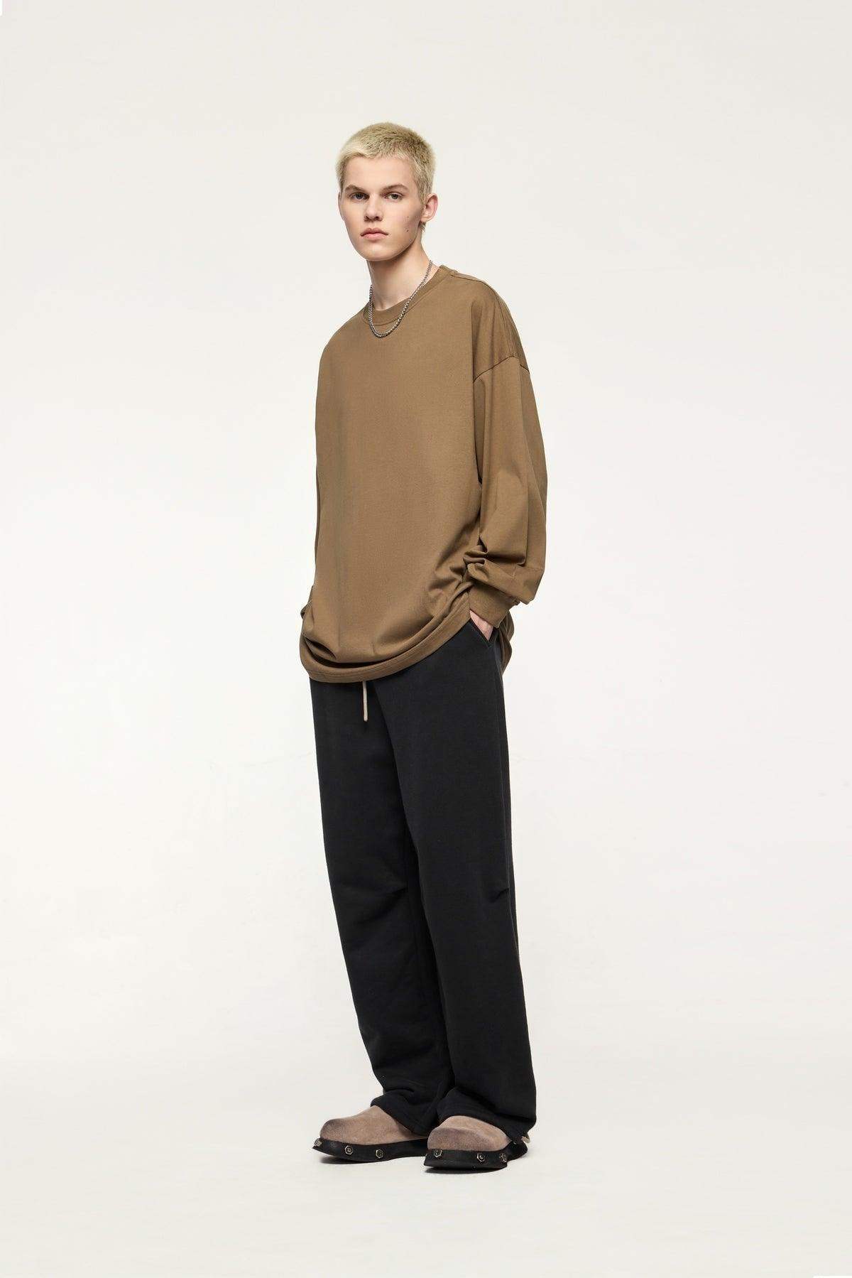 Straight-Leg Fleece Sweatpants