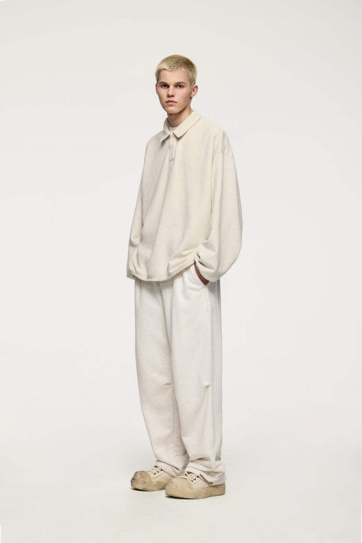 Straight-Leg Fleece Sweatpants