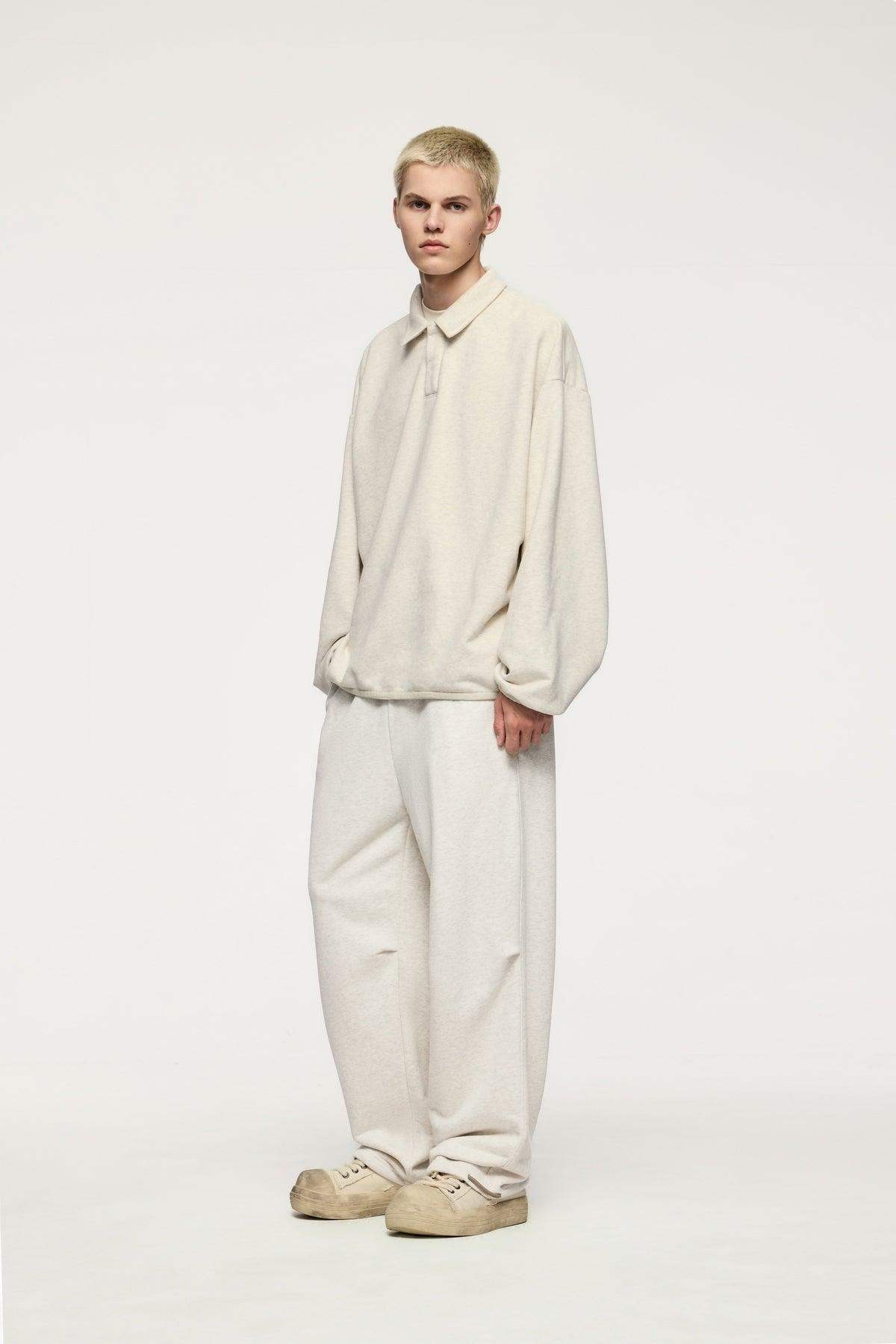 Straight-Leg Fleece Sweatpants