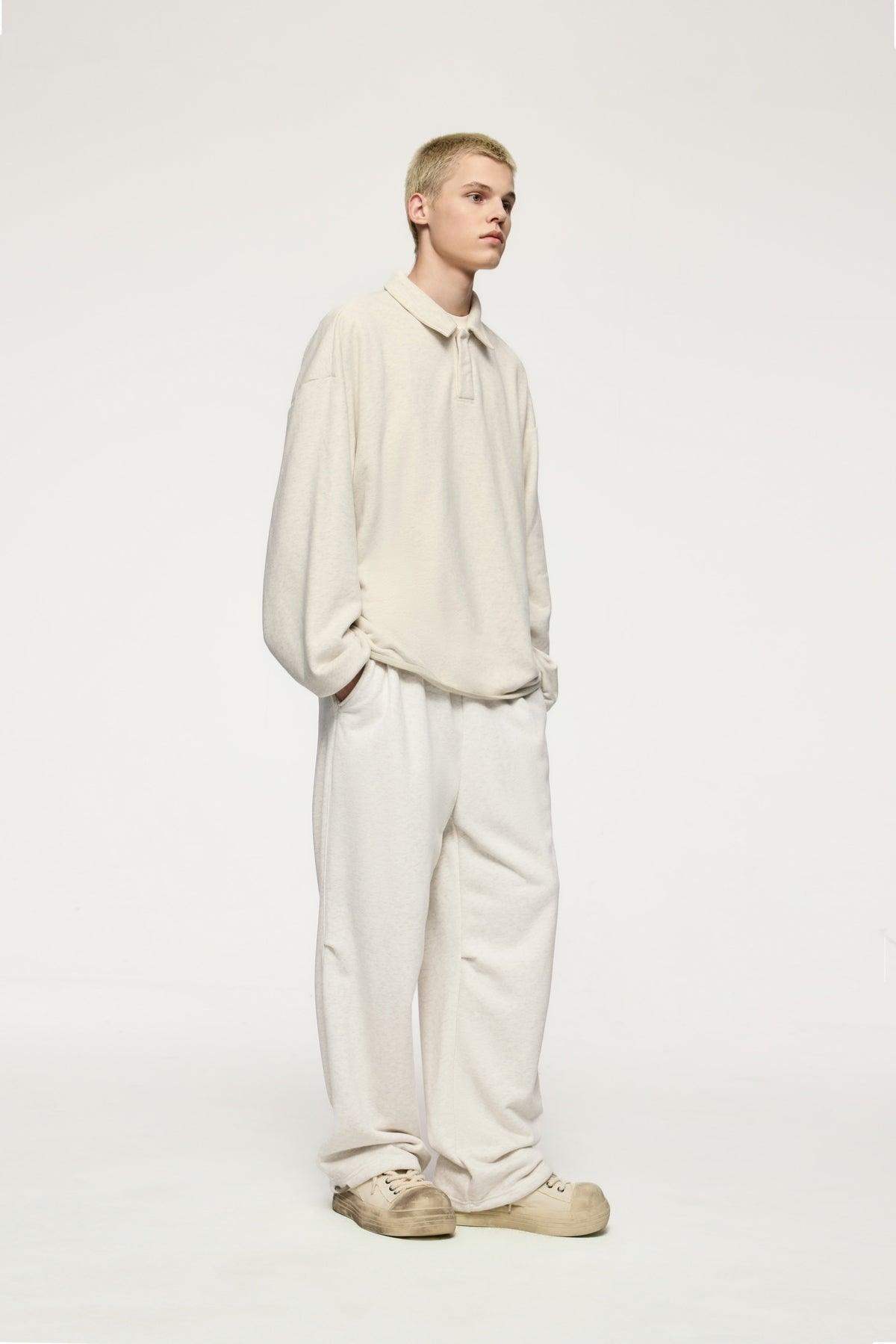 Straight-Leg Fleece Sweatpants