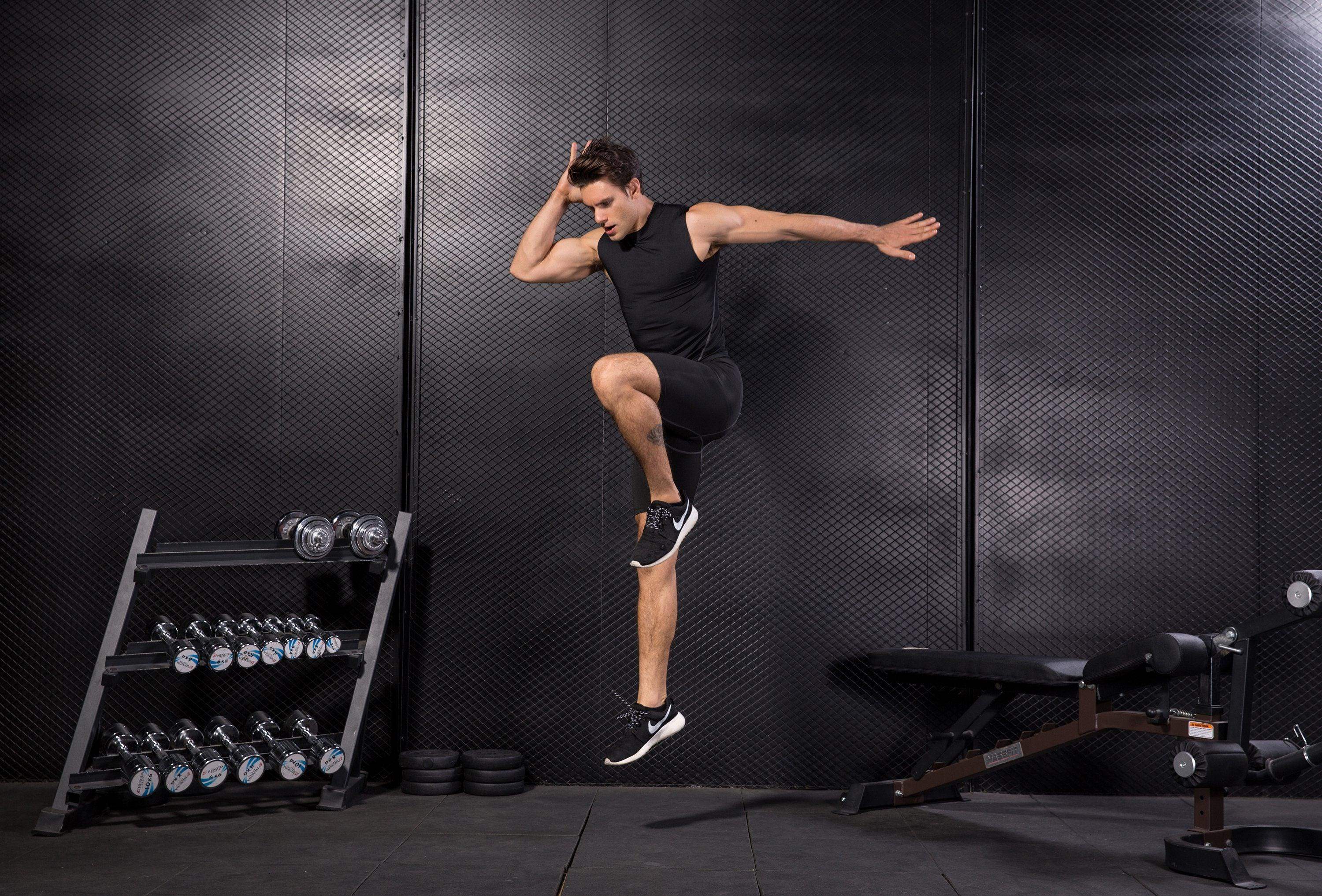 Schmal geschnittenes ärmelloses Top für Herren