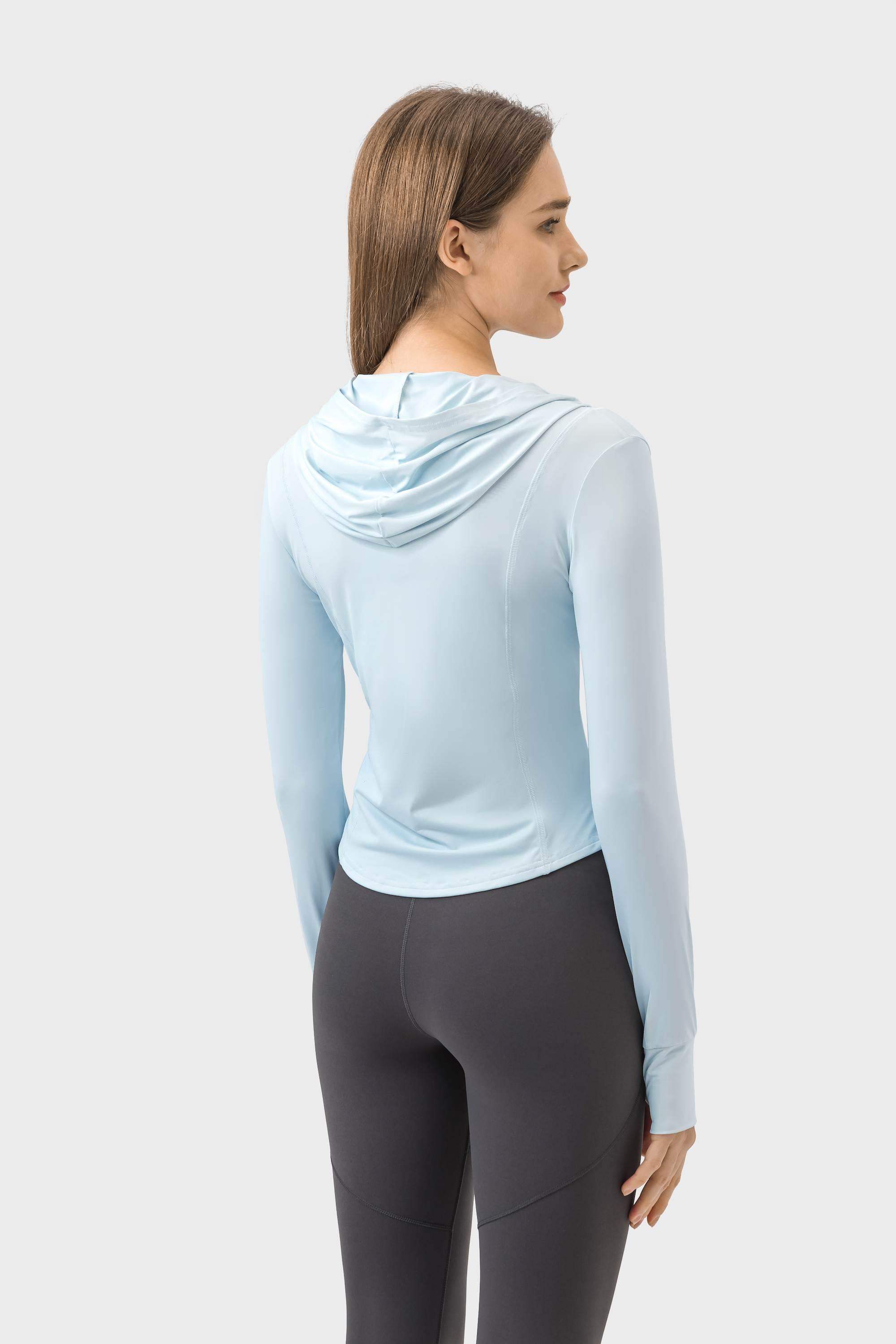 Slim-Fit Hooded Sun Protection Clothing