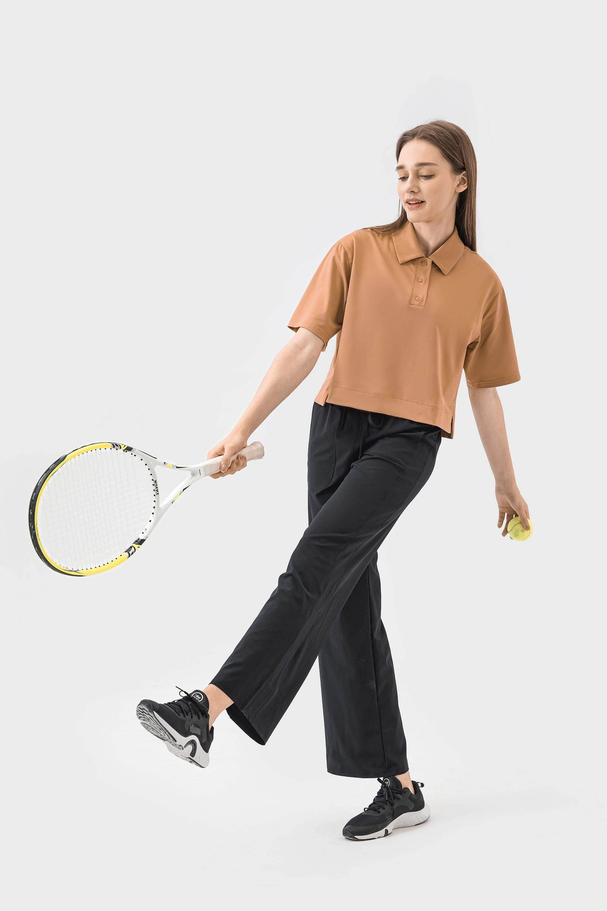 Quick-Dry Loose-Fit Breathable Polo Shirt