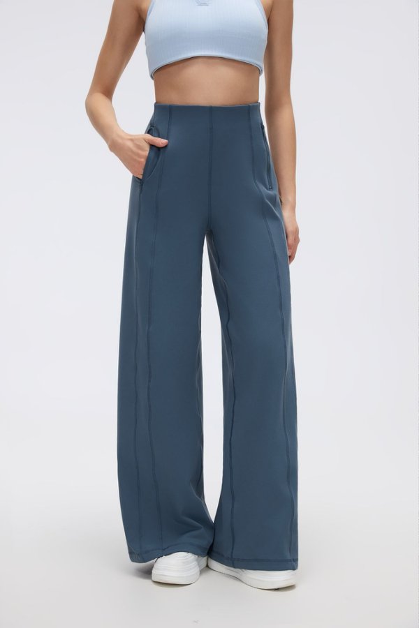 Women's High-Rise Wide-Leg Trousers
