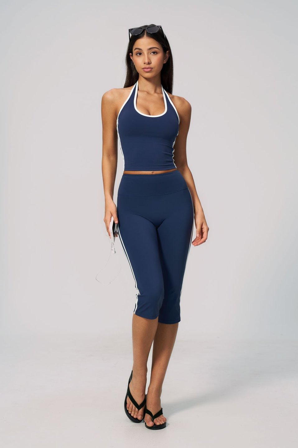 Halter Neck Capri Pants