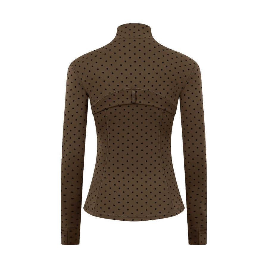 Women's Polka Dot Slim-fit Jacket