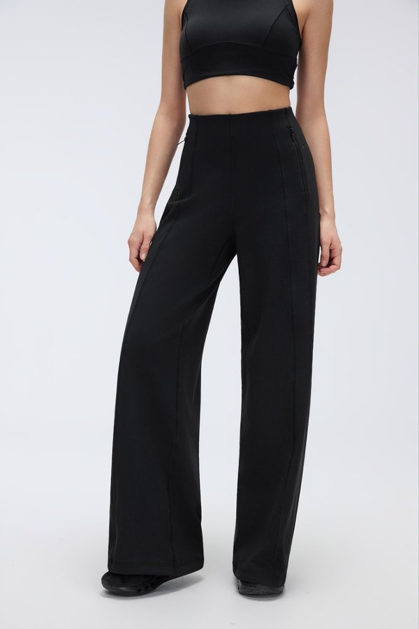 Women's High-Rise Wide-Leg Trousers