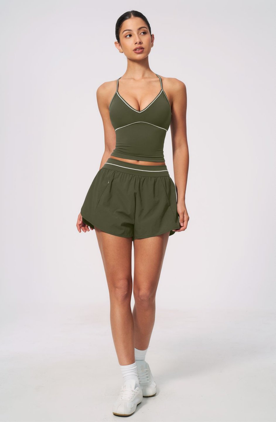 Spaghetti Skort Stripe Set