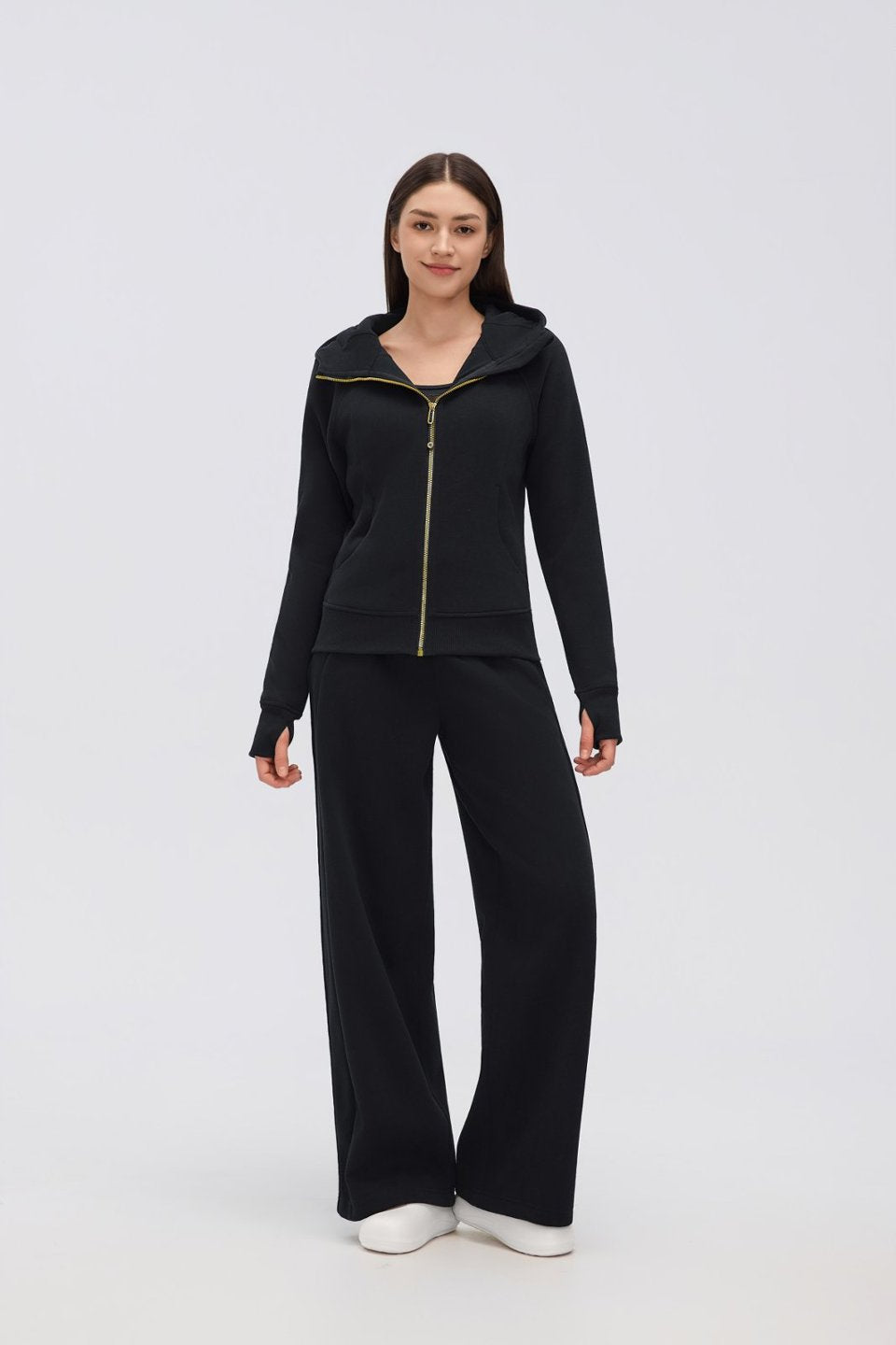 Women's Fleece-Lined Windproof Winter Sports Jacket
