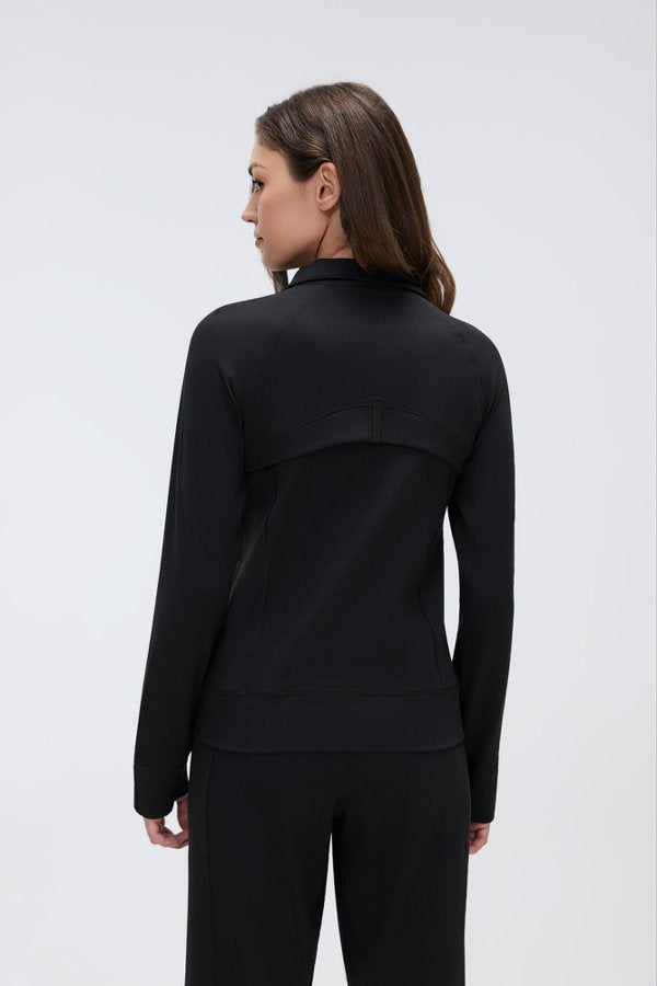 Women's Sports Stripe Zipper Jacket