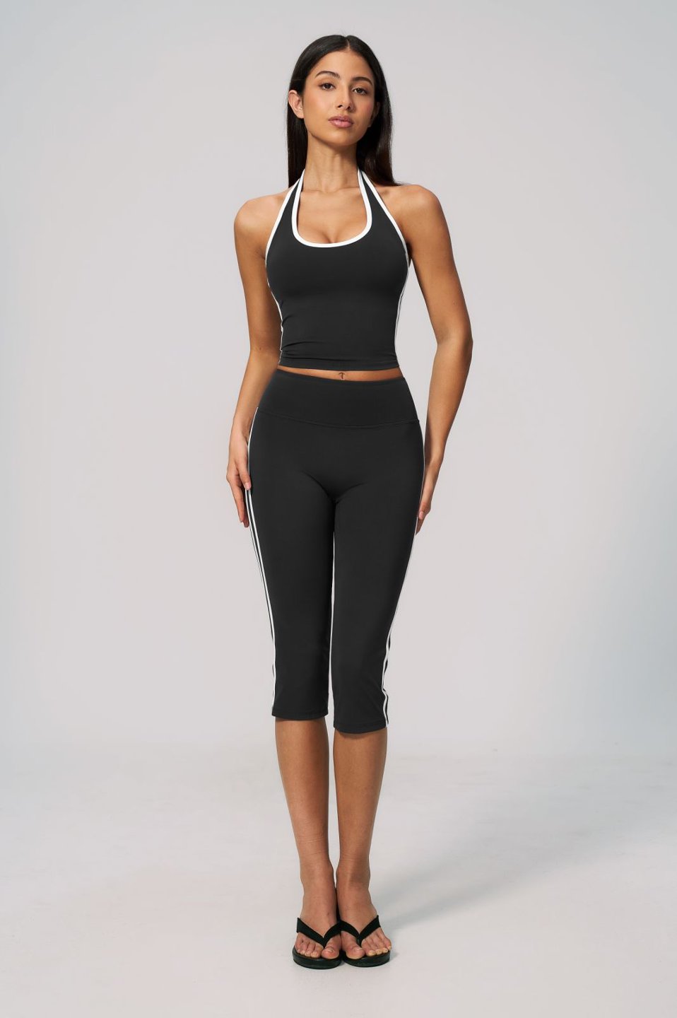 Halter Neck Capri Pants