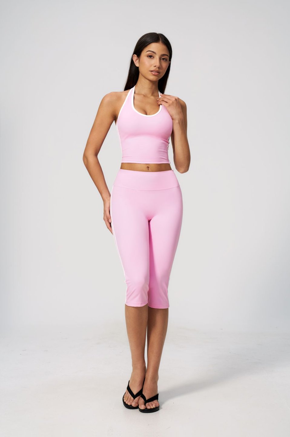 Halter Neck Capri Pants