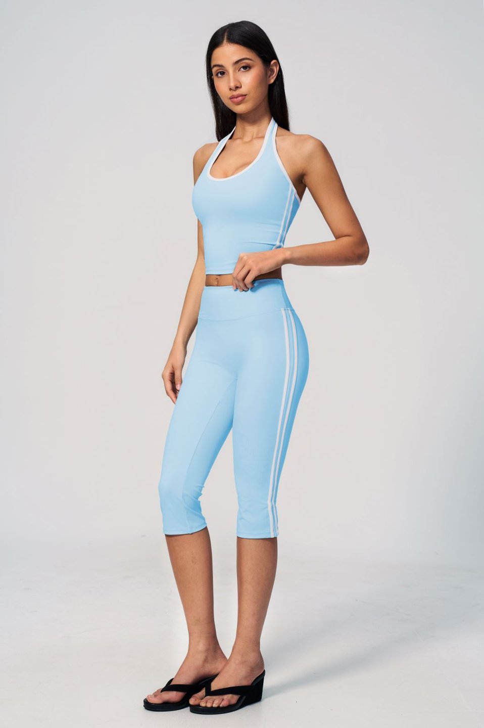 Halter Neck Capri Pants