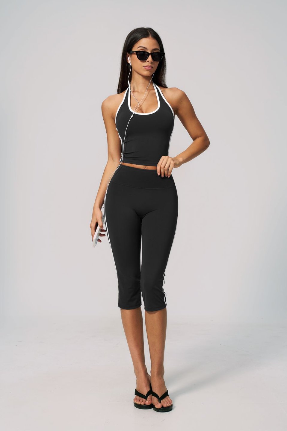 Halter Neck Capri Pants