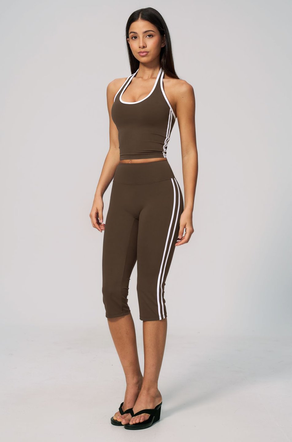 Halter Neck Capri Pants