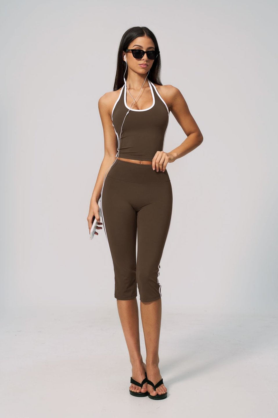 Halter Neck Capri Pants