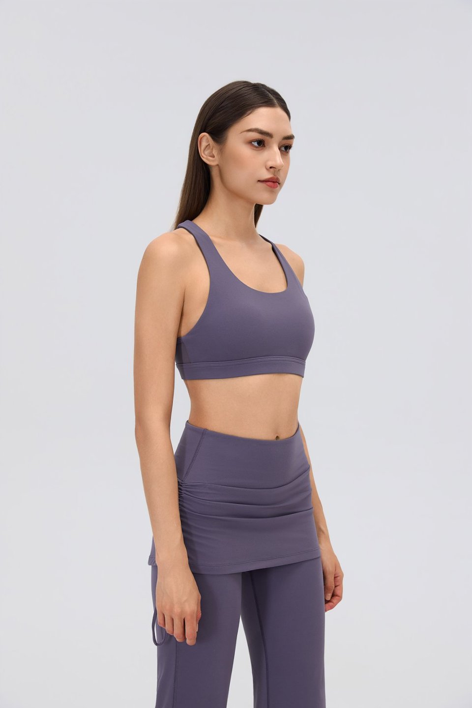 Women's Sports Bra and Flare Leggings Set