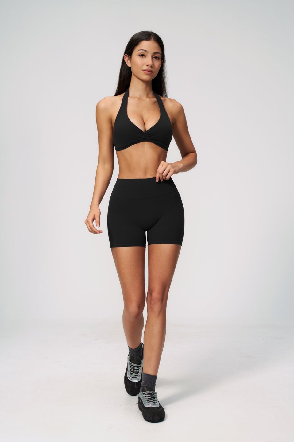 Halterneck Bra Shorts Set