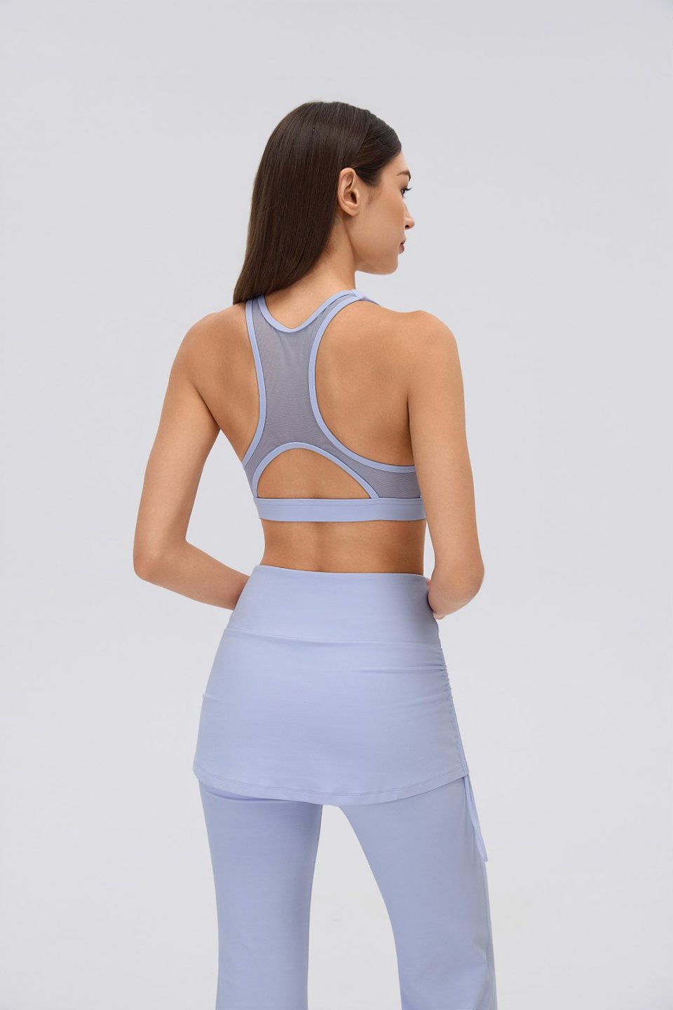 Women's Sports Bra and Flare Leggings Set