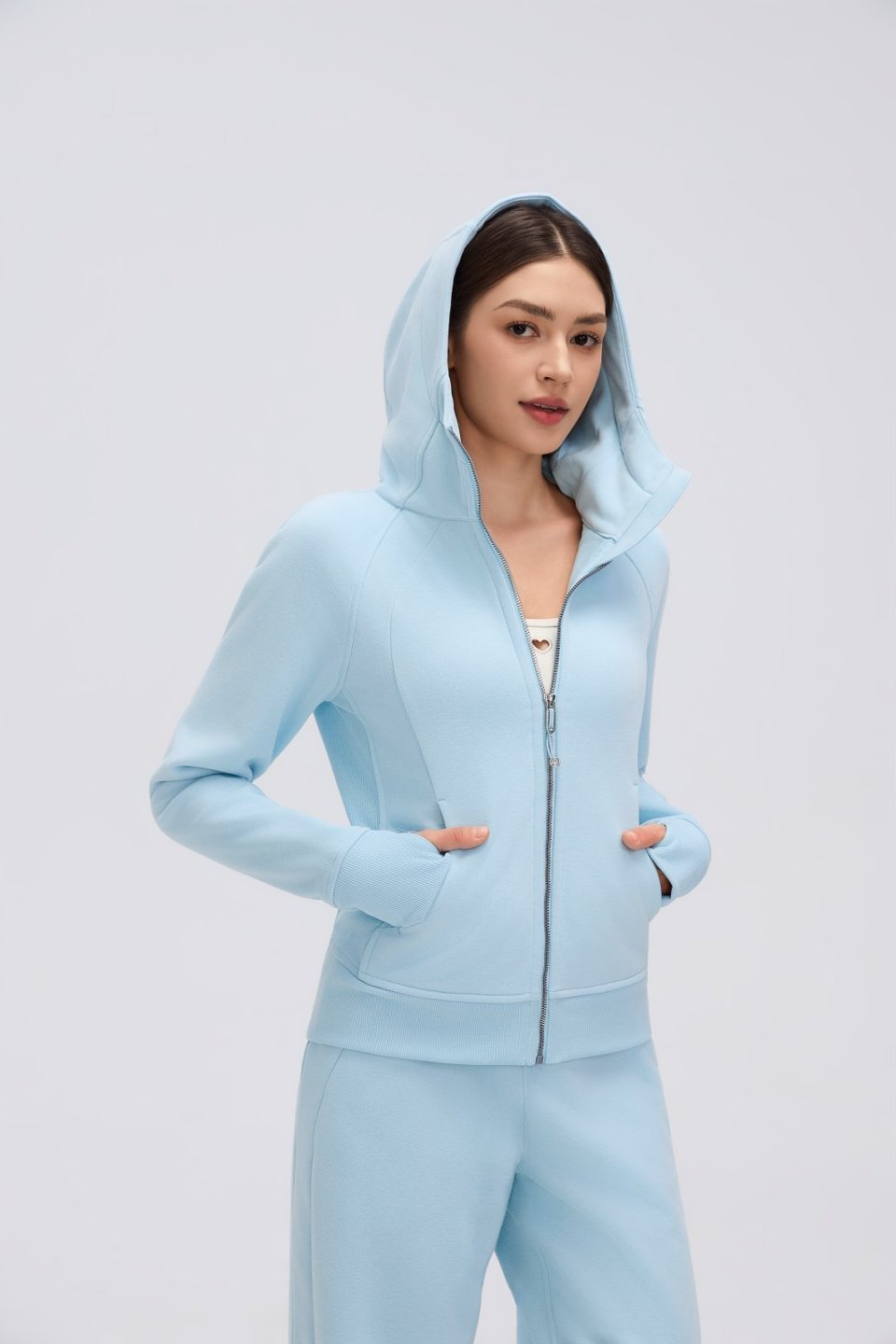 Women's Fleece-Lined Windproof Winter Sports Jacket