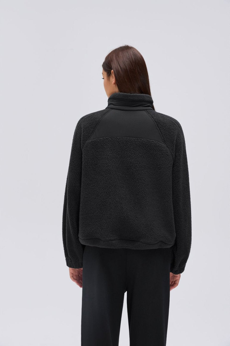 Women's Fleece-Lined Stand-Collar Thermal Jacket