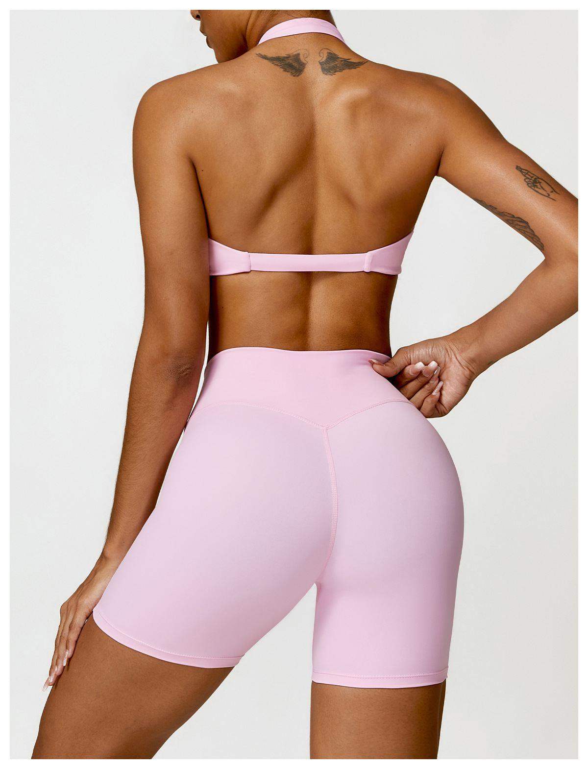 High-Waist Yoga Sports Shorts