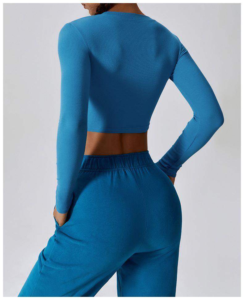 Schnelltrocknendes Sport-Langarmshirt