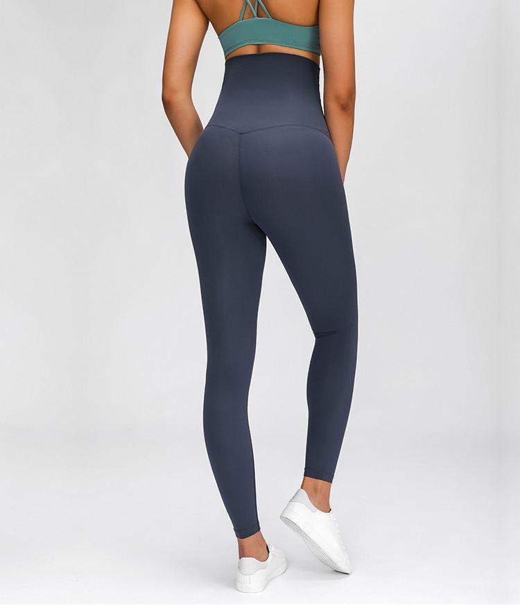 High-Waisted Belly-Wrap Maternity Yoga Leggings