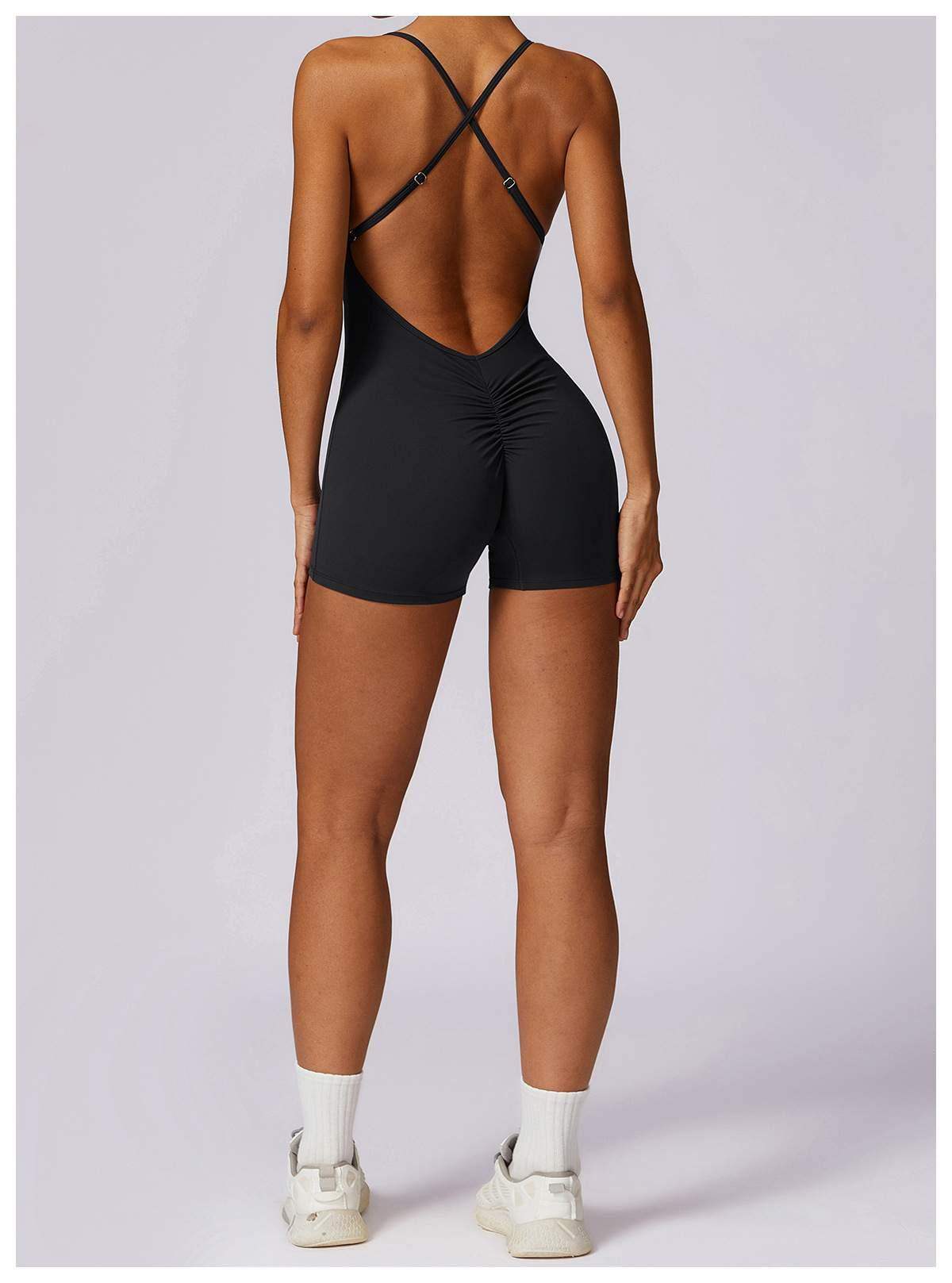 Quick-Dry Seamless Sports Bodysuit