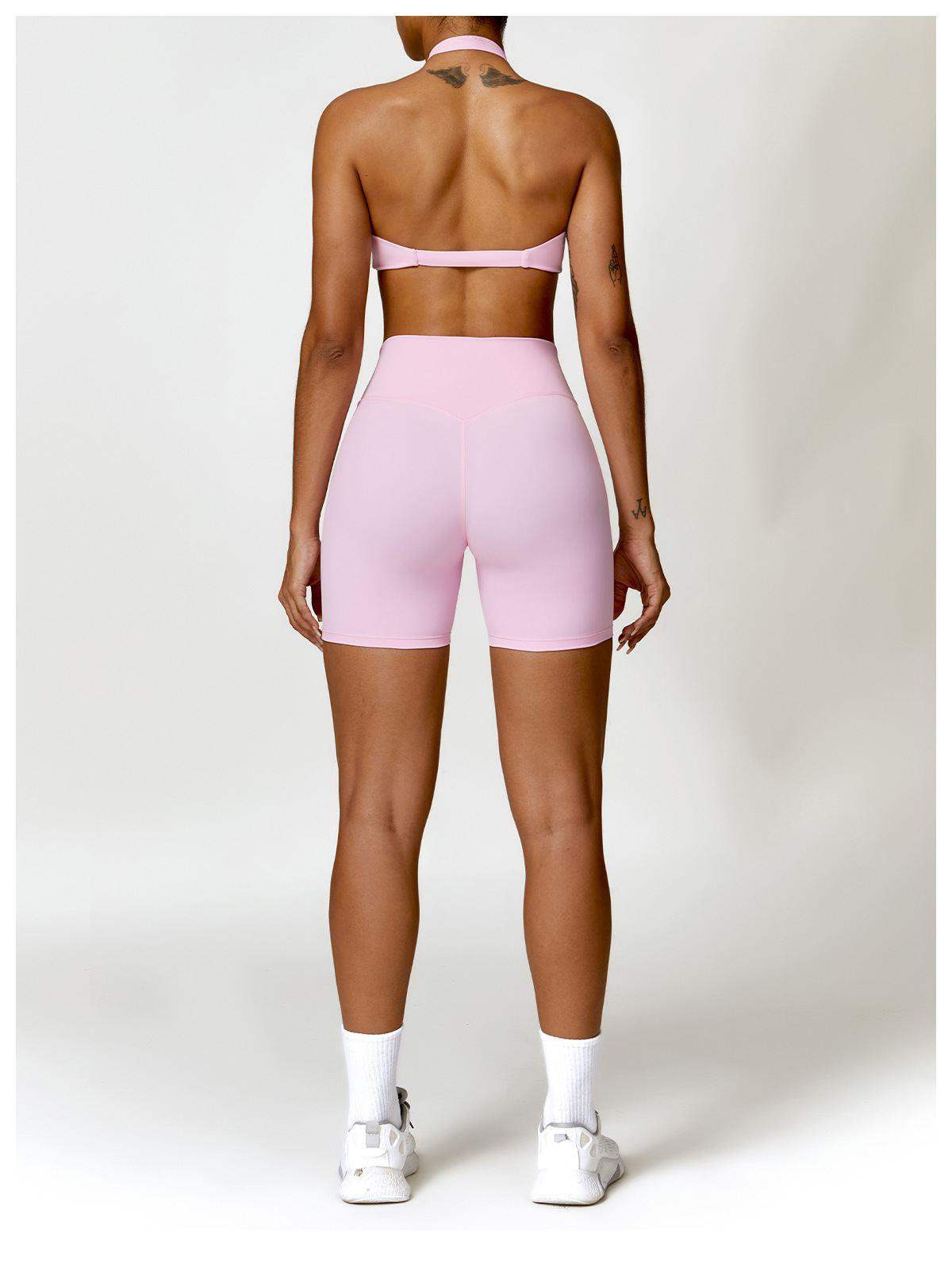 High-Waist Yoga Sports Shorts