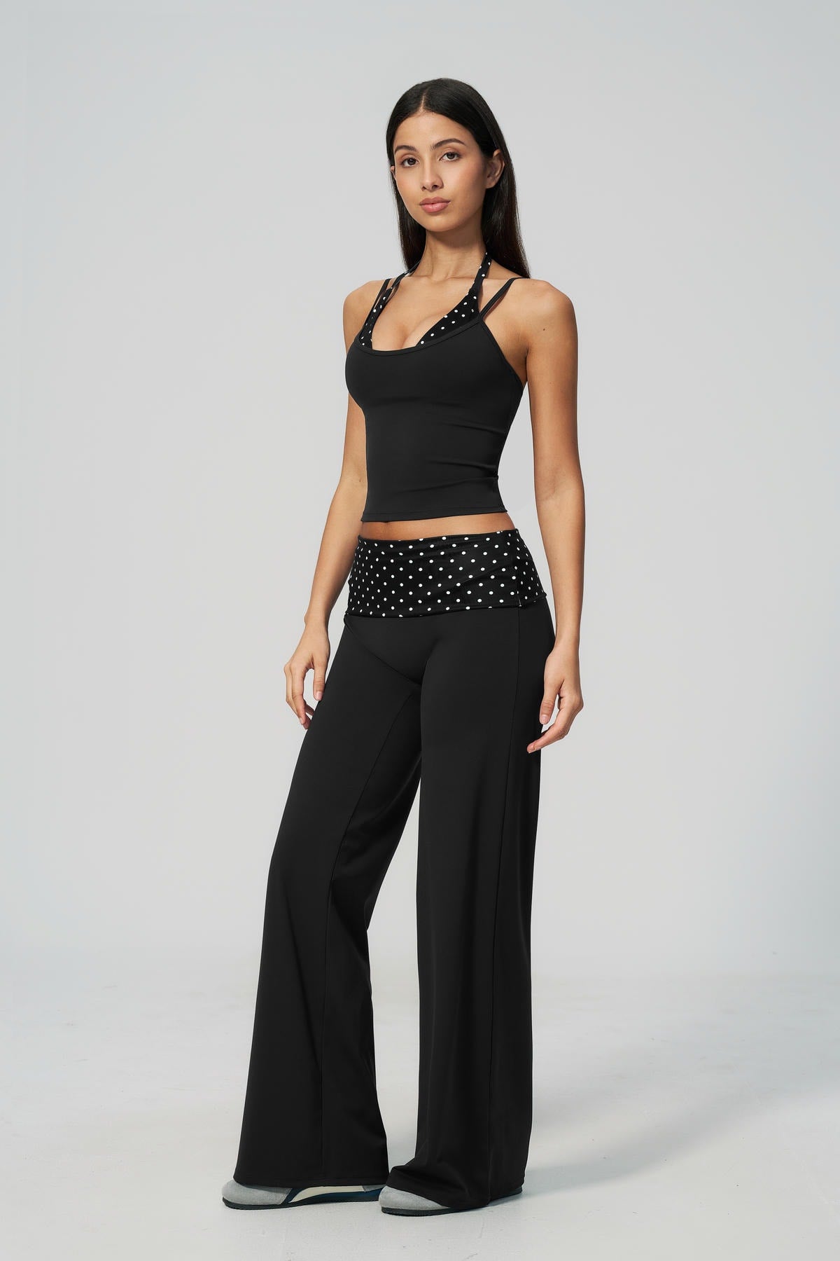 Women Sport Spaghetti Pants Set
