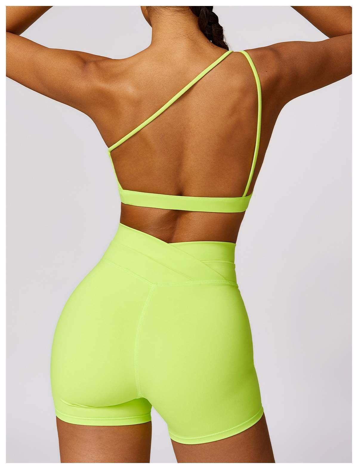 One Shoulder Quick Drying Sports Bra