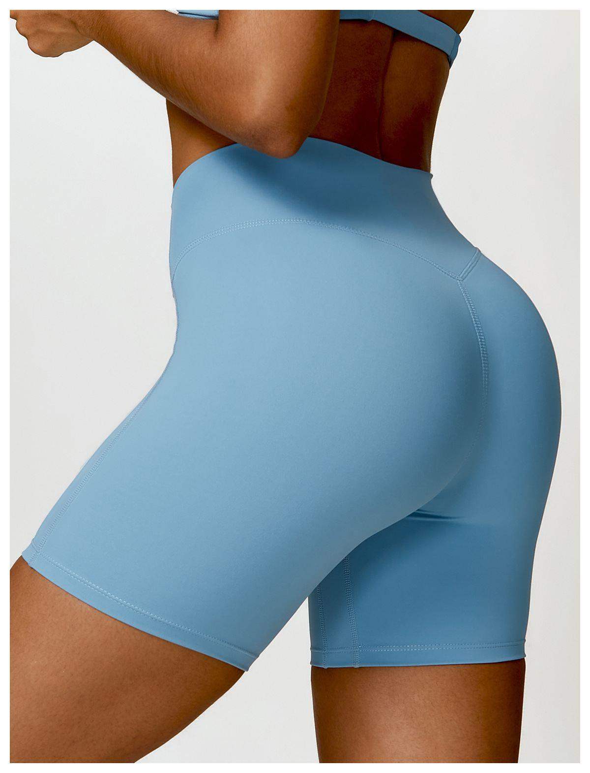 High-Waist Yoga Sports Shorts