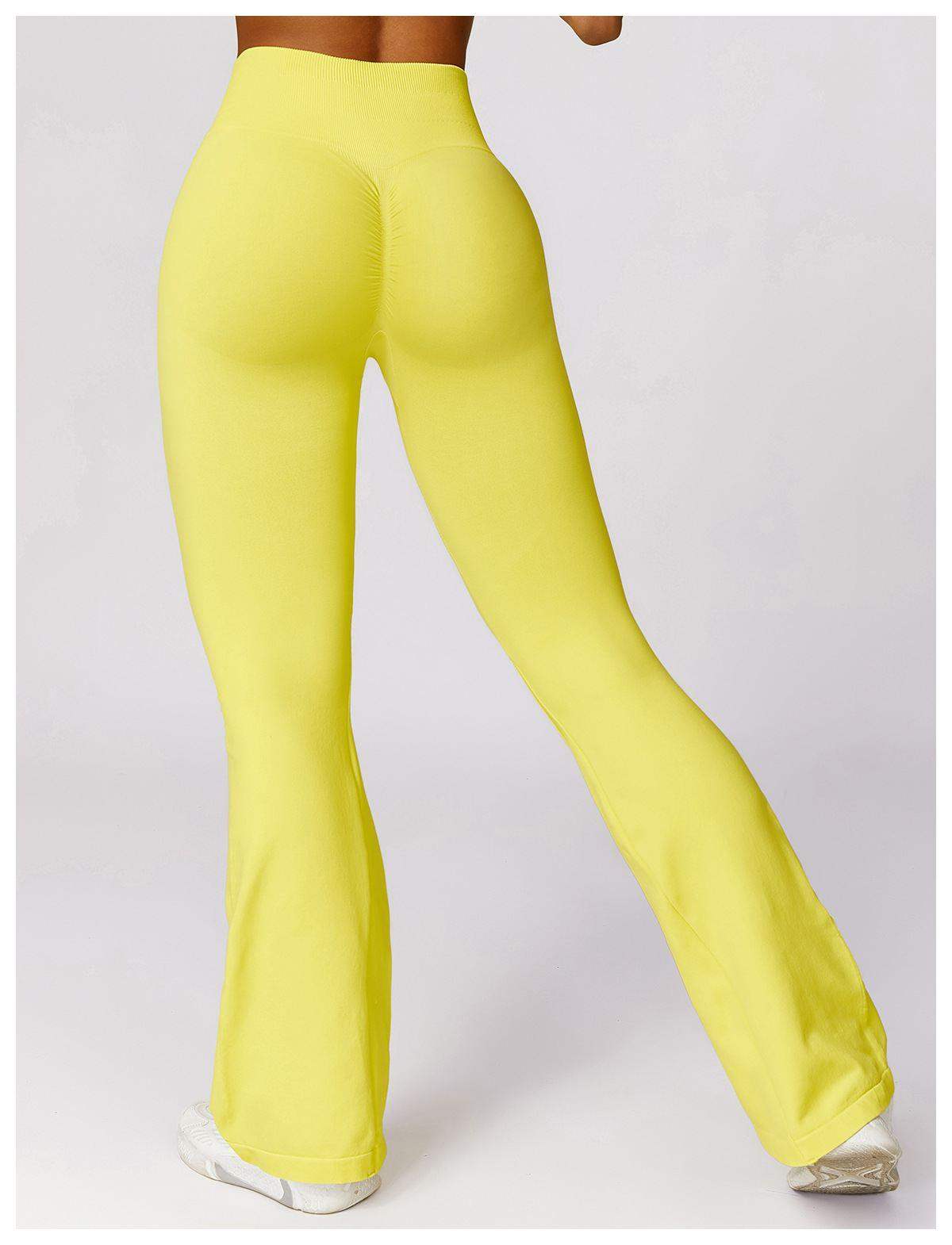 Hight-Waist Seamless Flare Leggings