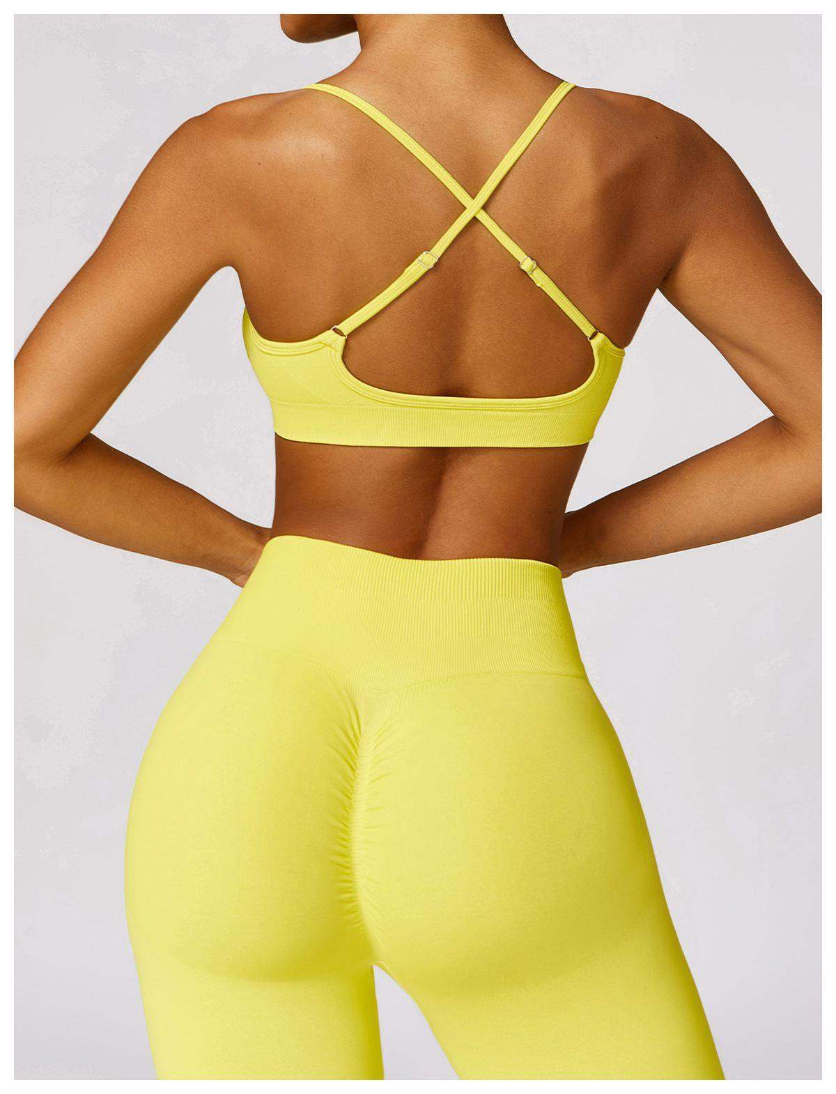 Hight-Waist Seamless Flare Leggings