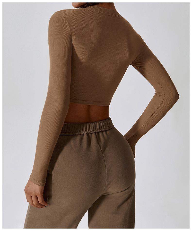 Schnelltrocknendes Sport-Langarmshirt