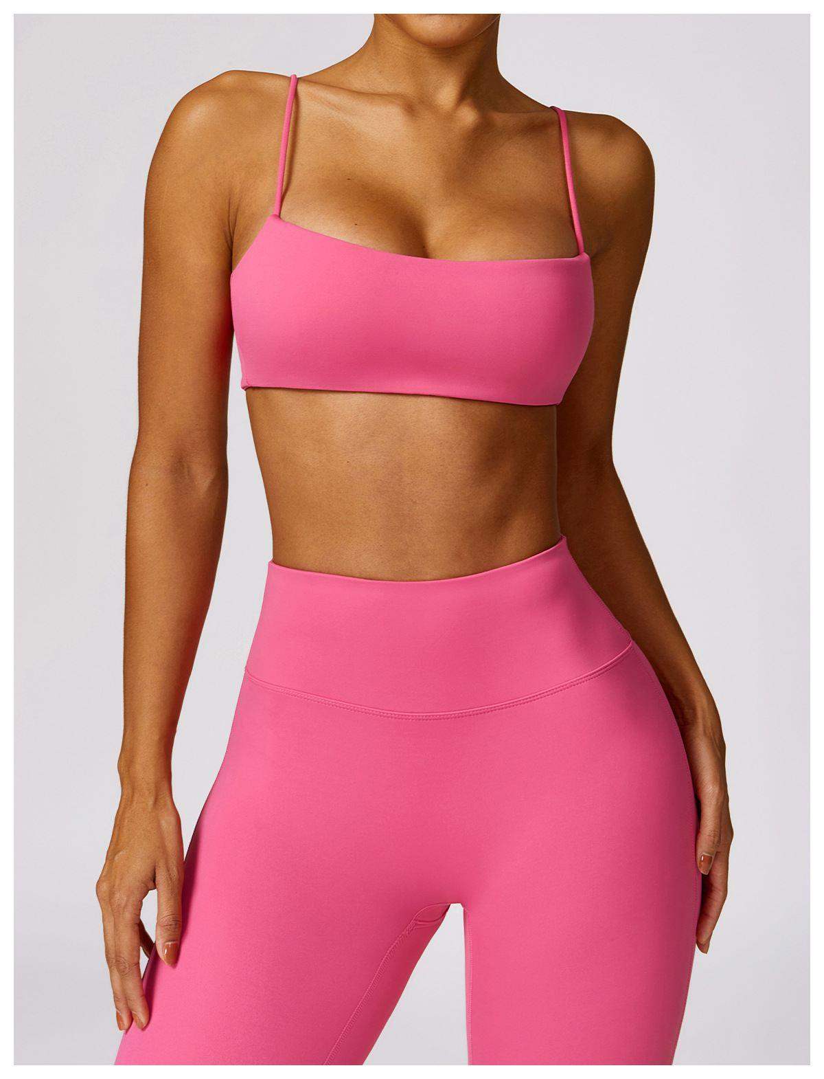 Strip Quick-Drying Sports Bra