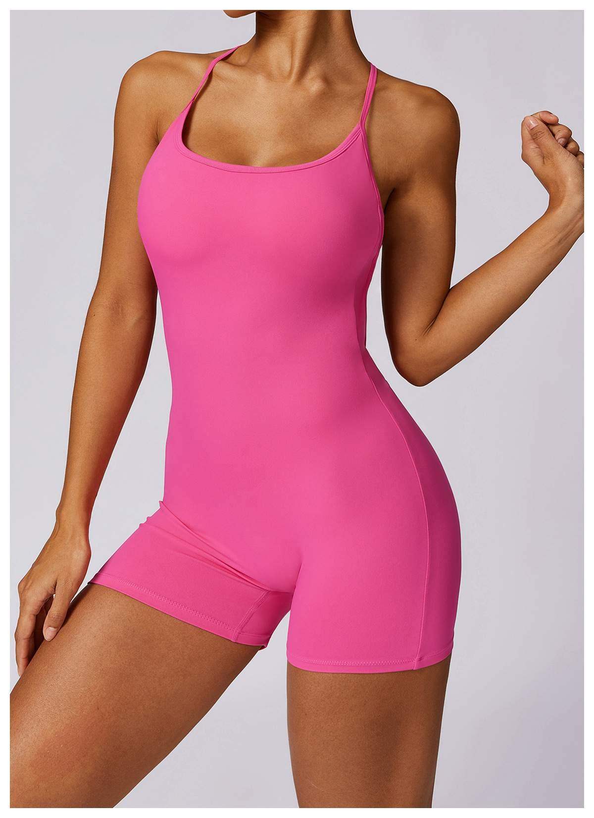 Quick-Dry Seamless Sports Bodysuit