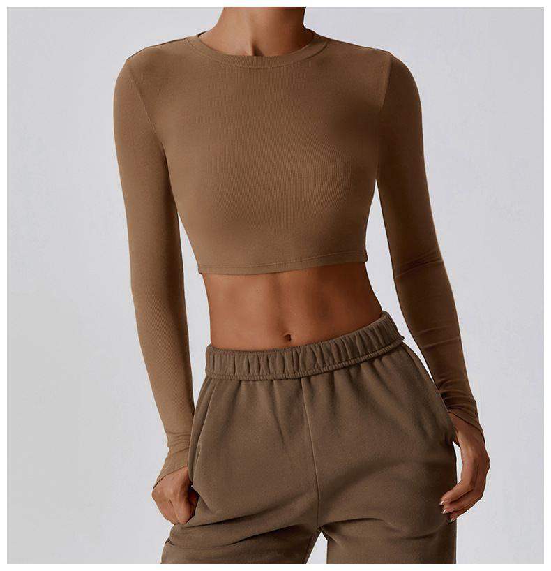 Schnelltrocknendes Sport-Langarmshirt