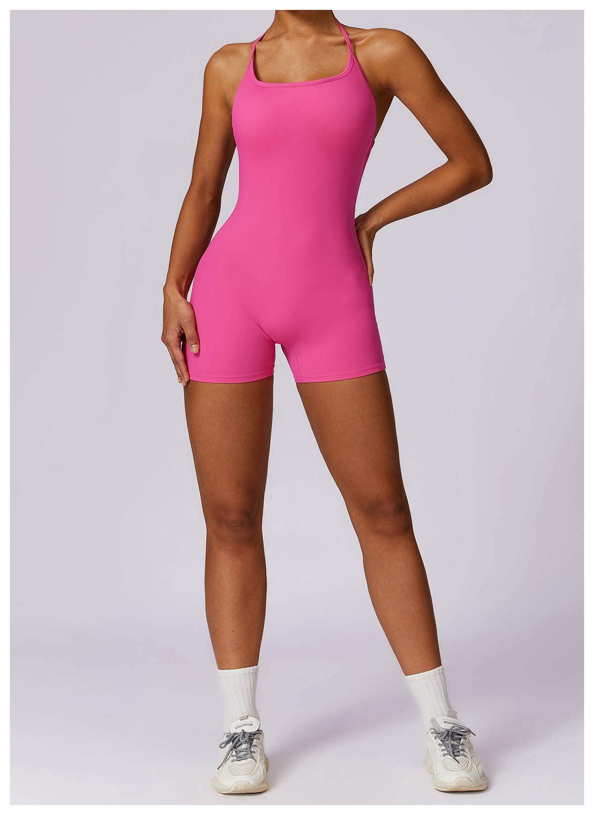 Quick-Dry Seamless Sports Bodysuit